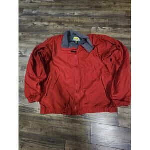 Cabela's Outdoor Gear Red Jacket fleece lined Size Mens XL Tall 2429